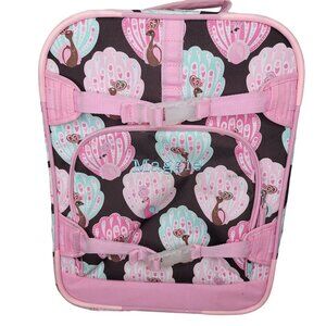 Pottery barn kids Peacock Rolling Suitcase With Telescoping Handle monogrammed